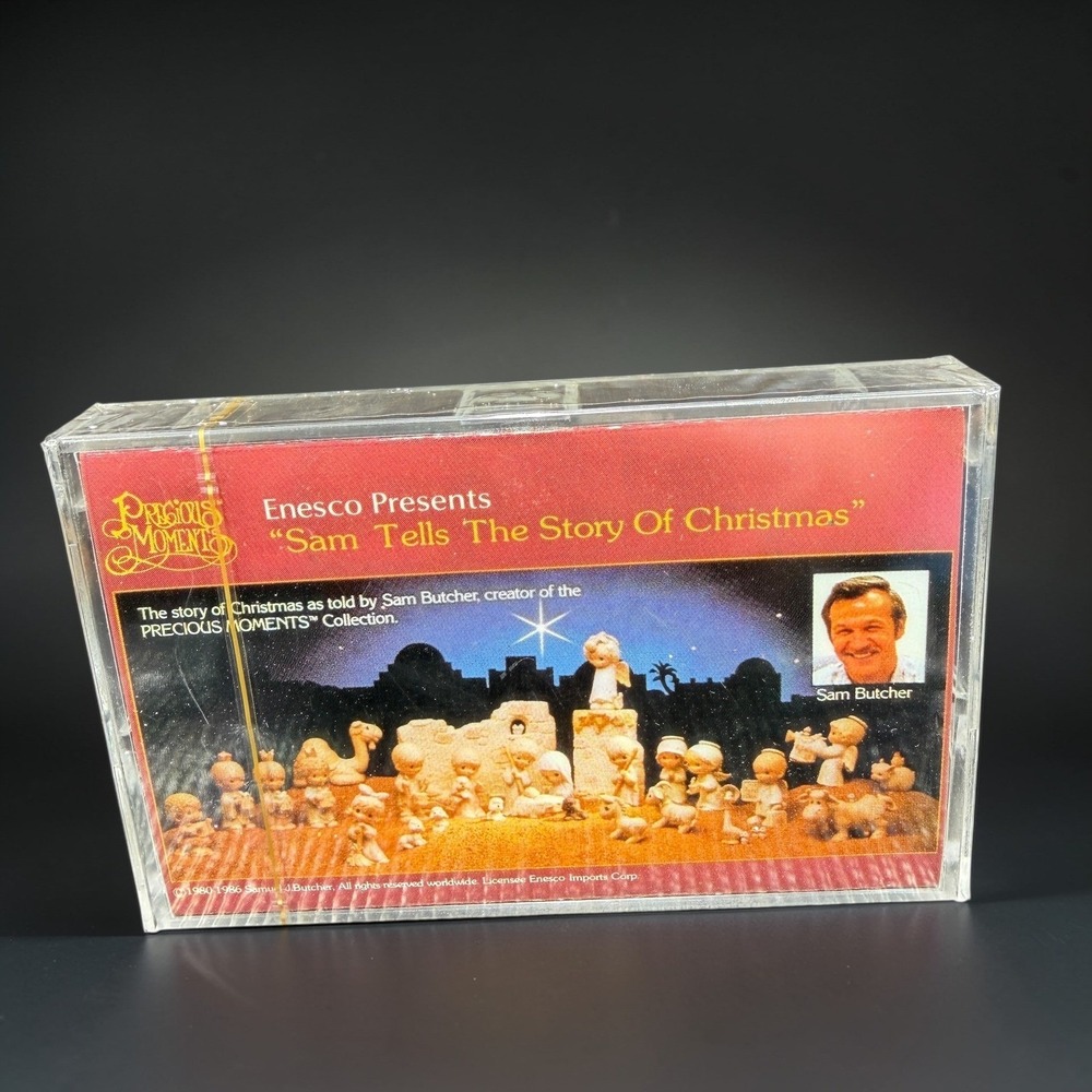 Precious Moments Sam Tells‎ The Story Of Christmas Cassette Tape 1986 Enesco NEW